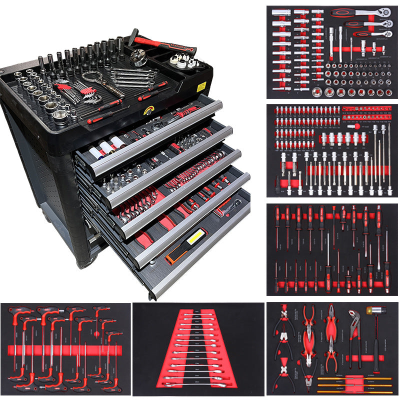 252 darabos gurulós szerszámláda
