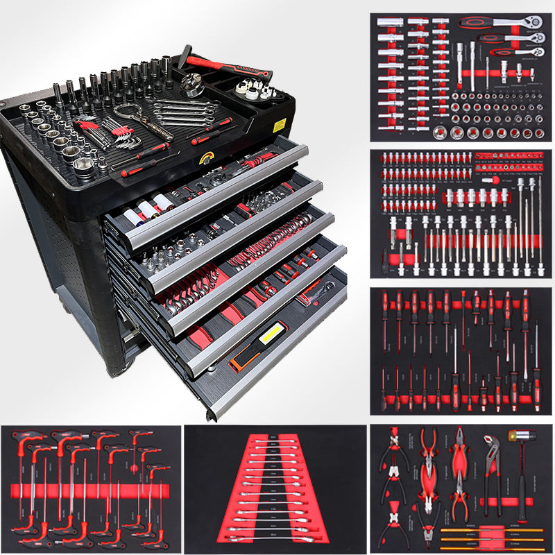 252 darabos gurulós szerszámláda